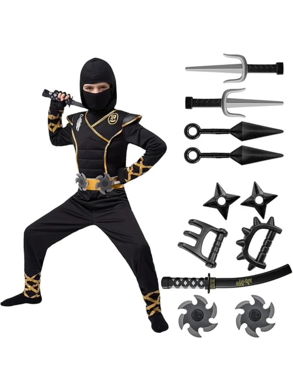 New Halloween Ninja Costume, Ninja Costume Kids